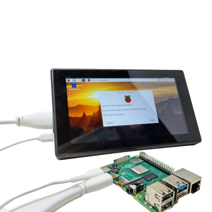 Build Your Own Computer with Raspberry Pi 4 Model B 4GB Ram Desktop Kit