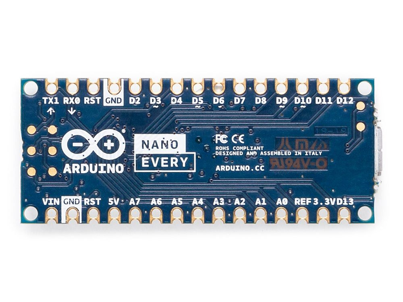 Arduino Nano Every without Headers