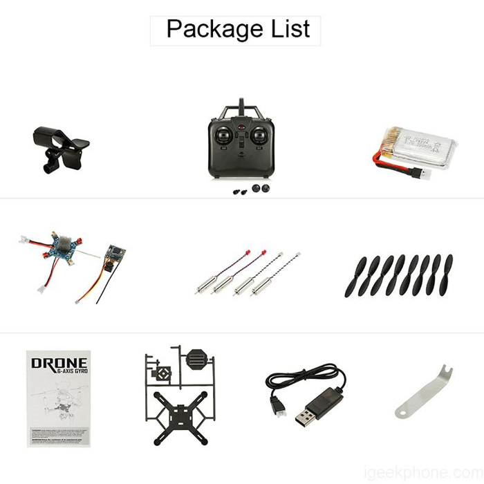 DIY Drone Kit with WiFi and Camera