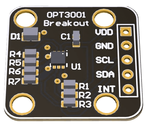 Witty Fox - OPT3001 Digital Ambient Light Sensor | Precise LUX meter sensor