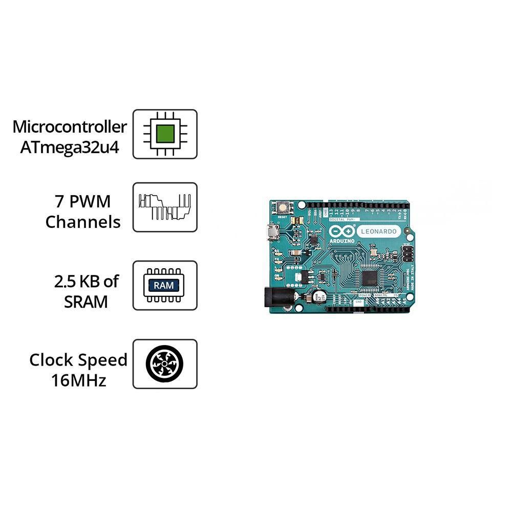 Arduino Leonardo with Headers