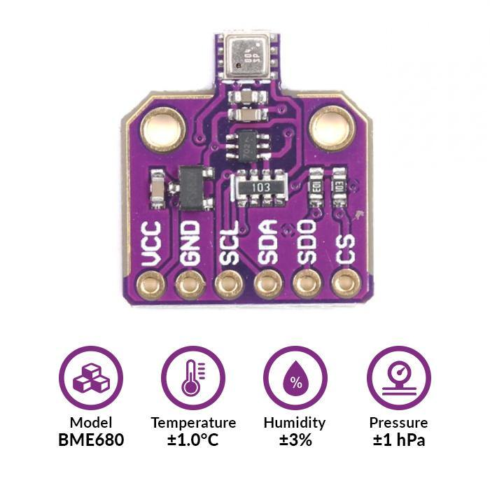 BME680 Digital Humidity Temperature Pressure High Altitude Sensor Module