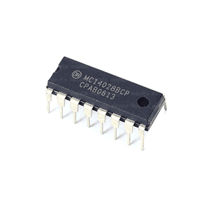 CD4028 - BCD to Decimal Decoder IC