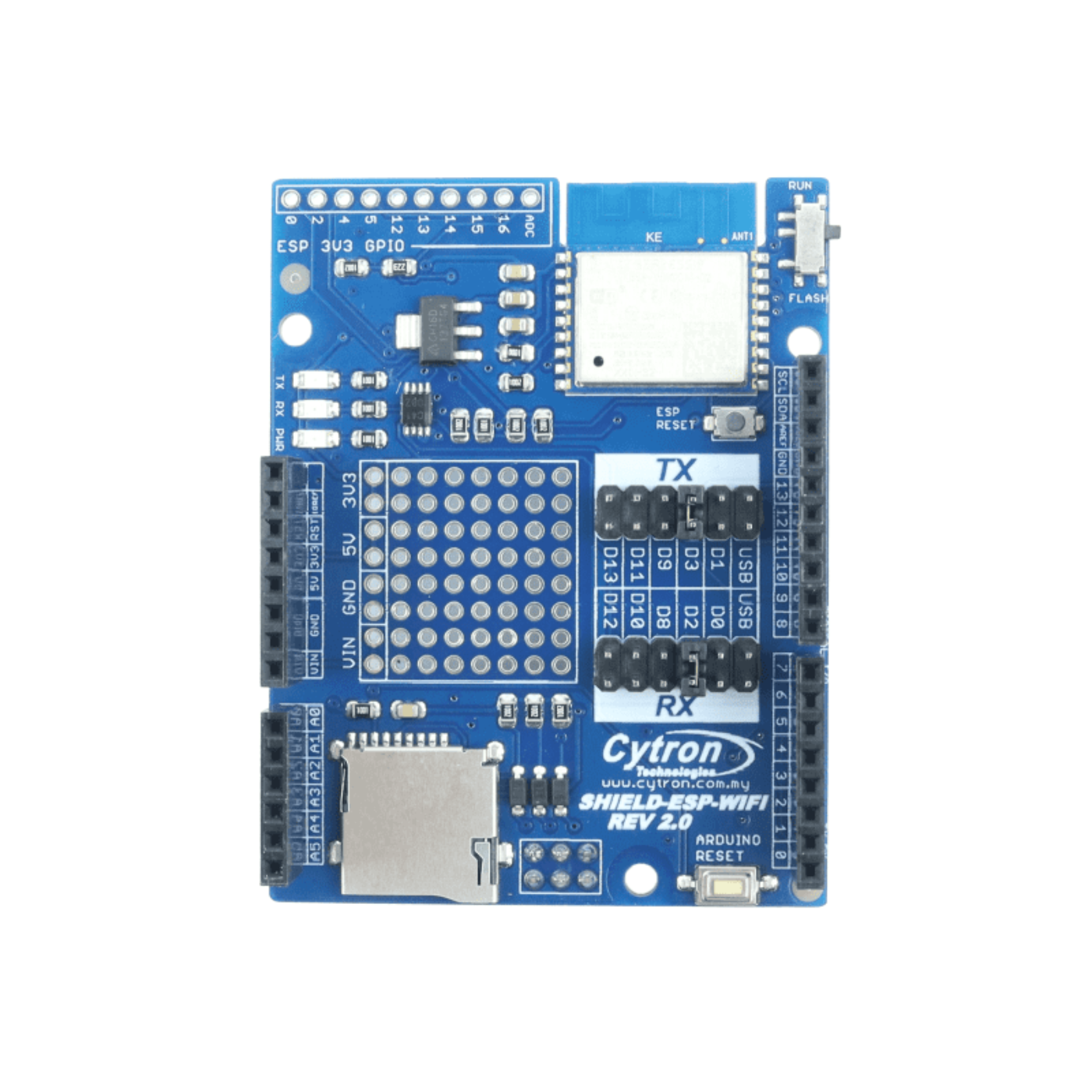 Cytron ESP8266 WiFi Shield for Arduino with WROOM-02 Module
