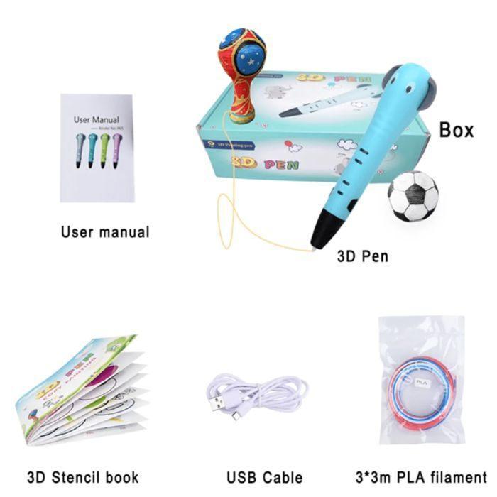 Ganesha P65 3D Pen - 1.75mm ABS/PLA Filament Compatible - Buy Online in India