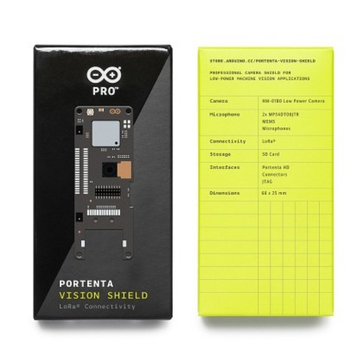 Arduino ASX00026 Portenta Vision Shield LoRa Camera Edge AI - IoT Development