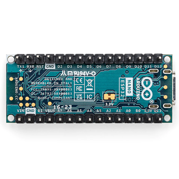 Arduino NANO ESP32 with Headers - ABX00083 - IoT Development Board