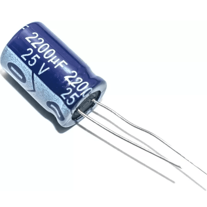 220µF 25V Electrolytic Capacitor (Pack of 5)