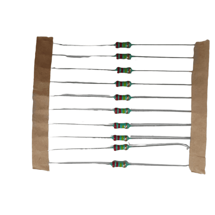 Buy 220k Ohm 5% Carbon Film Resistors (Pack of 10) - Breadboard Compatible