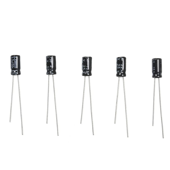 15 Value Electrolytic Capacitor Kit with Box 200PC