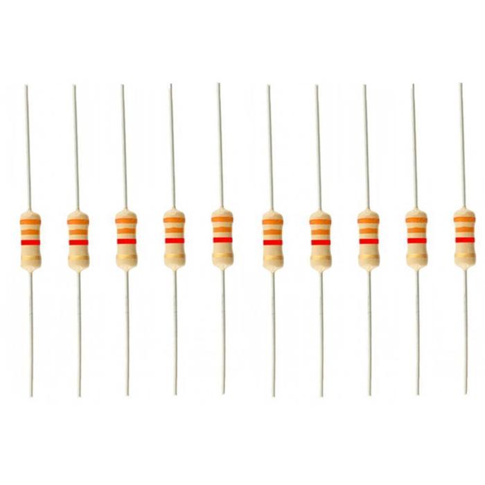 Buy 3.3k Ohm Carbon Film Resistor Pack of 10 - Iotcart