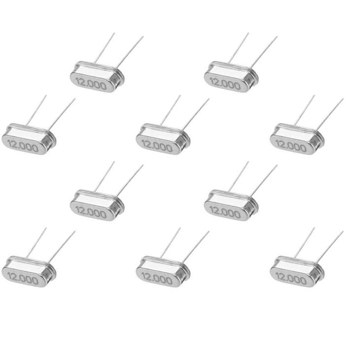 Buy 12 MHz Crystal Oscillator (Pack of 10) - Iotcart SES-P-1080 for Arduino Projects