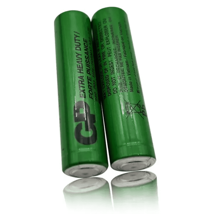 GP AAA 24G R03 Carbon Battery 1.5V Non-rechargeable (Pack of 2)