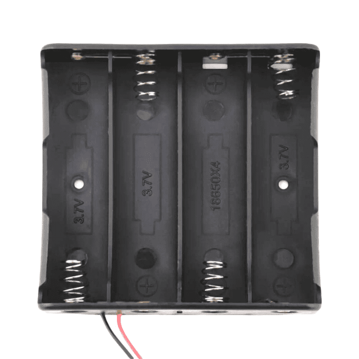 4 Cell 18650 Lithium ion Battery Holder
