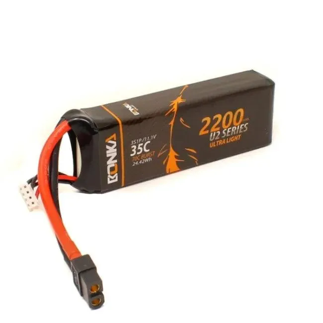 Bonka 11.1V 2200mAh 35C 3S1P LiPo Battery for Drones & RC - Buy in India