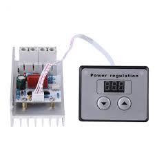 AC 220V 10000W 80A Digital Control SCR Electronic Voltage Regulator 10-220V Speed Control Dimmer Thermostat + Digital Meter(6.8)