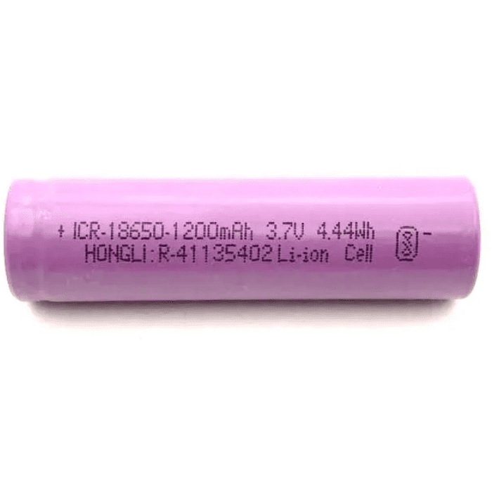 3.7V 1200mAh 18650 Battery