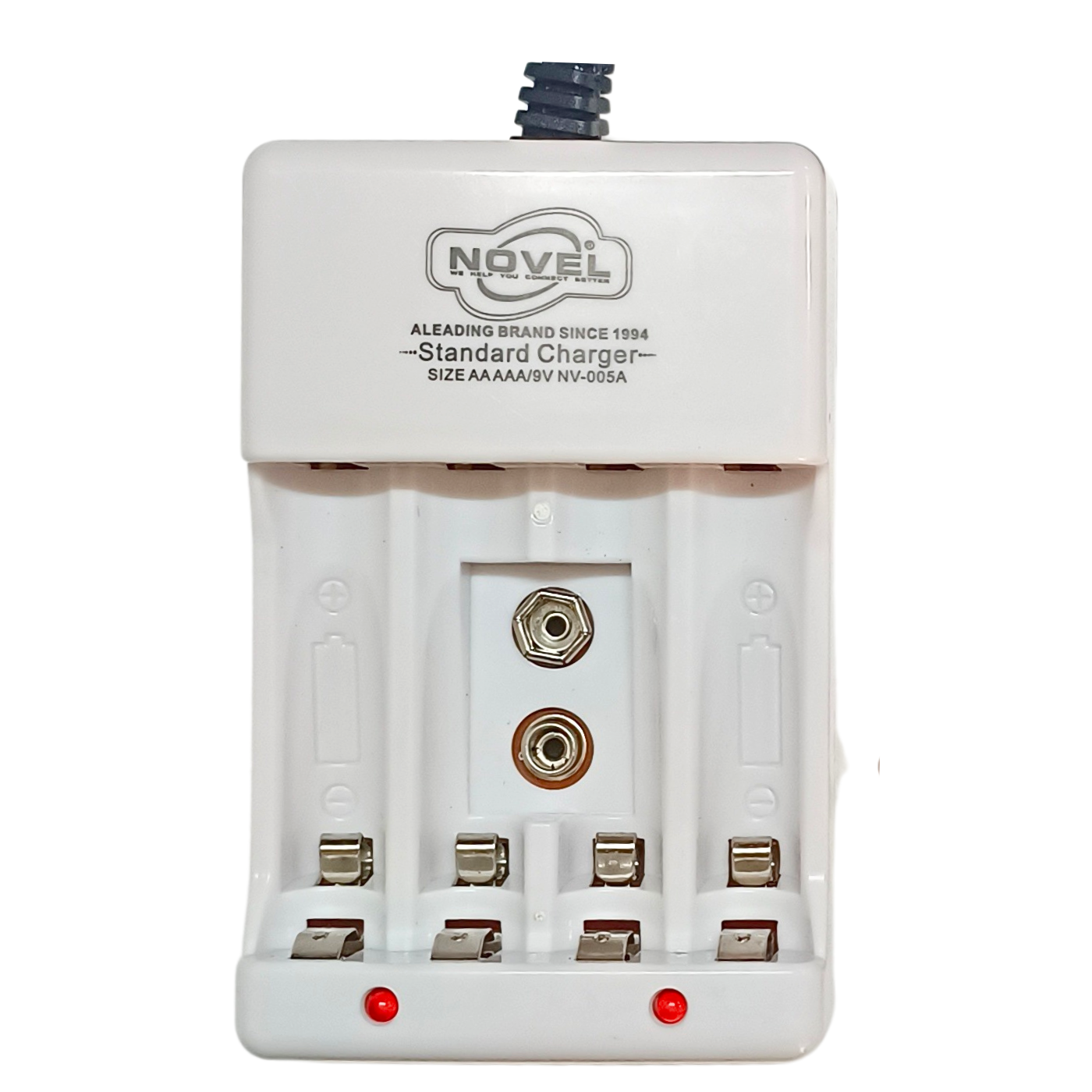 Novel AA-AAA-9V Battery Charger.