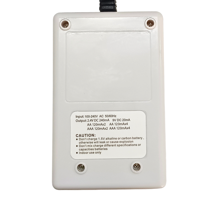 Novel AA-AAA-9V Battery Charger - Fast Charging for Ni-Cd & Ni-MH