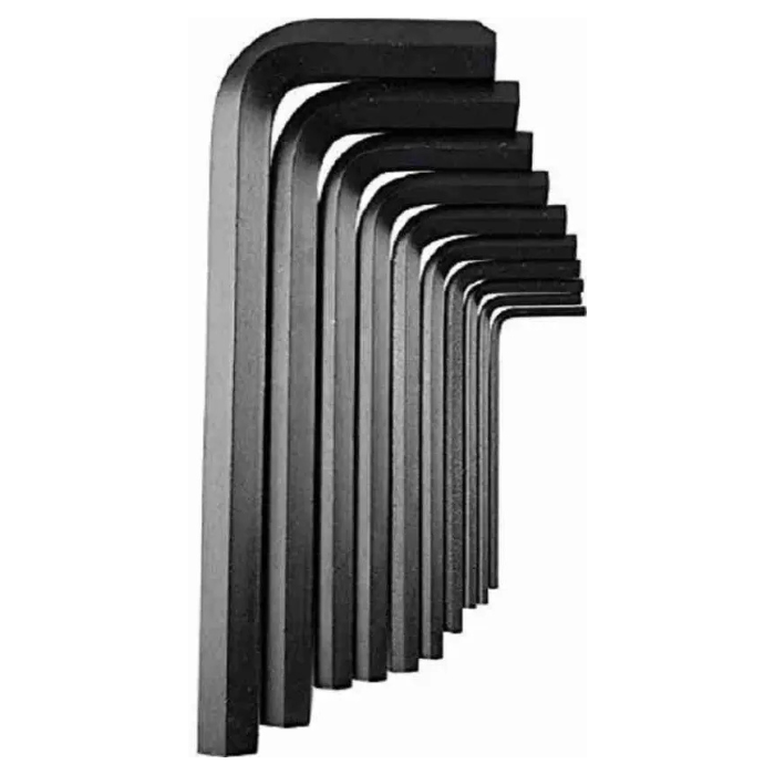 Hex Short Allen Key Standard Set 1.5-10 MM (Set of 10)
