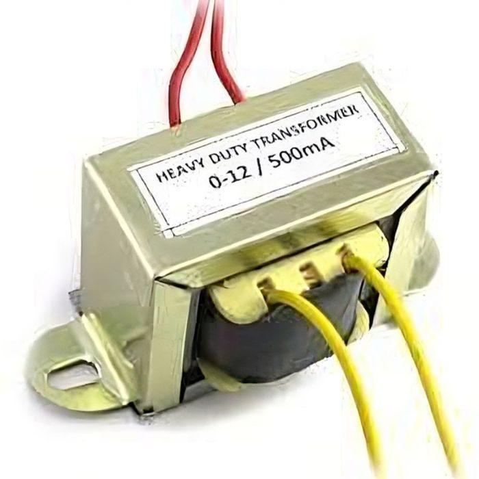 Iotcart 12-0-12V 500mA Center Tapped Transformer - Power Supply for Arduino & Raspberry Pi
