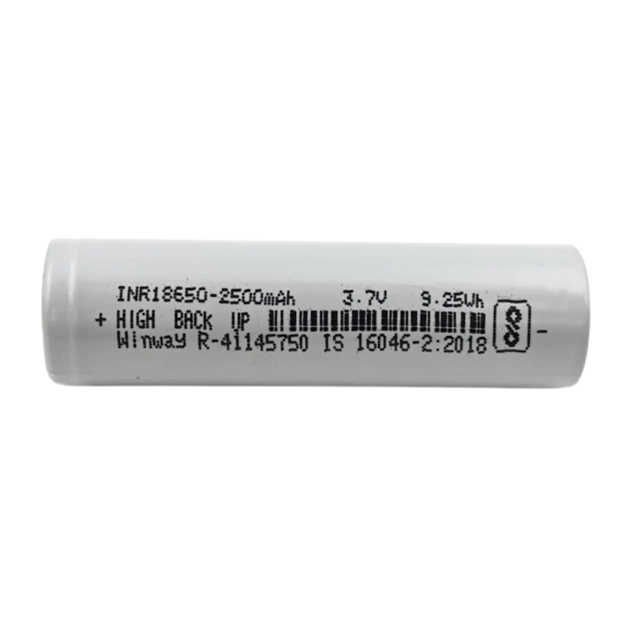 Iotcart 18650 3.7V 2500mAh Li-Ion Battery - Buy for Arduino & Raspberry Pi Projects