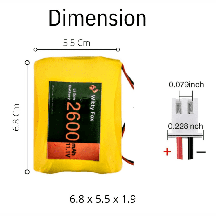 Witty Fox 11.1V 2600mAh Li-Ion Battery