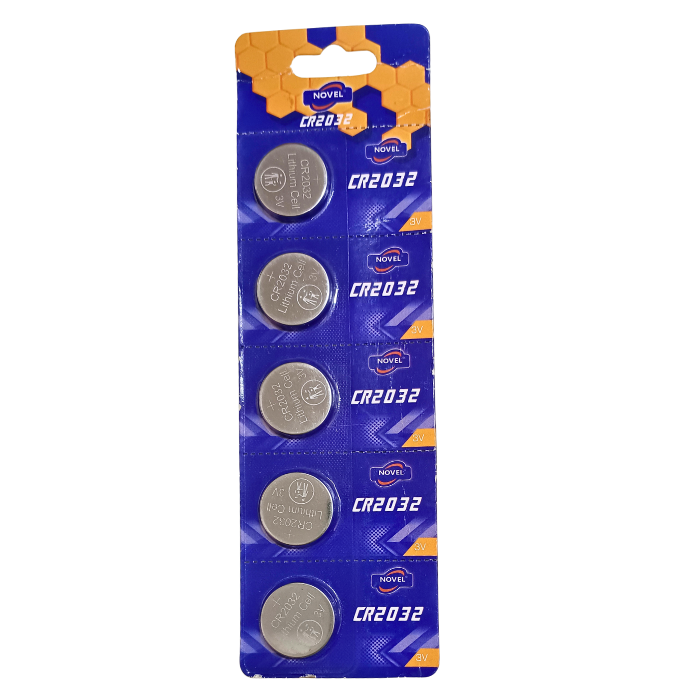 Novel 3V CR2032 Lithium Coin Battery (Pack of 5)