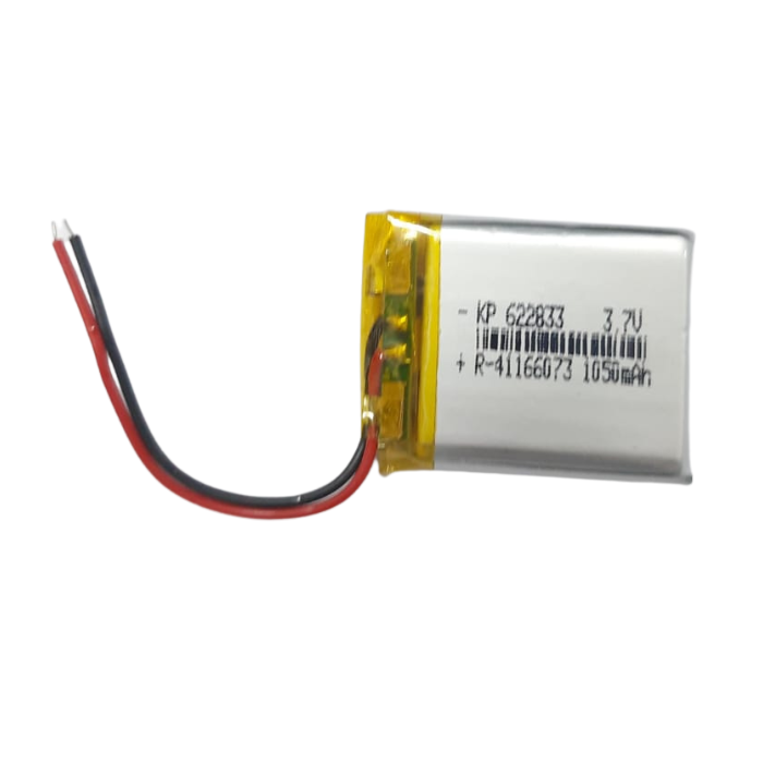 Iotcart 1050 mAh 3.7V LiPo Battery - Compact 33x28x6mm for IoT Devices