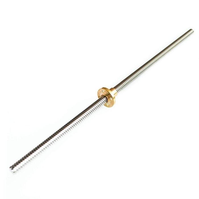 Iotcart 4 Start T Type Copper Nut - 2mm Pitch 8mm Lead - 3D Printer & CNC Compatible
