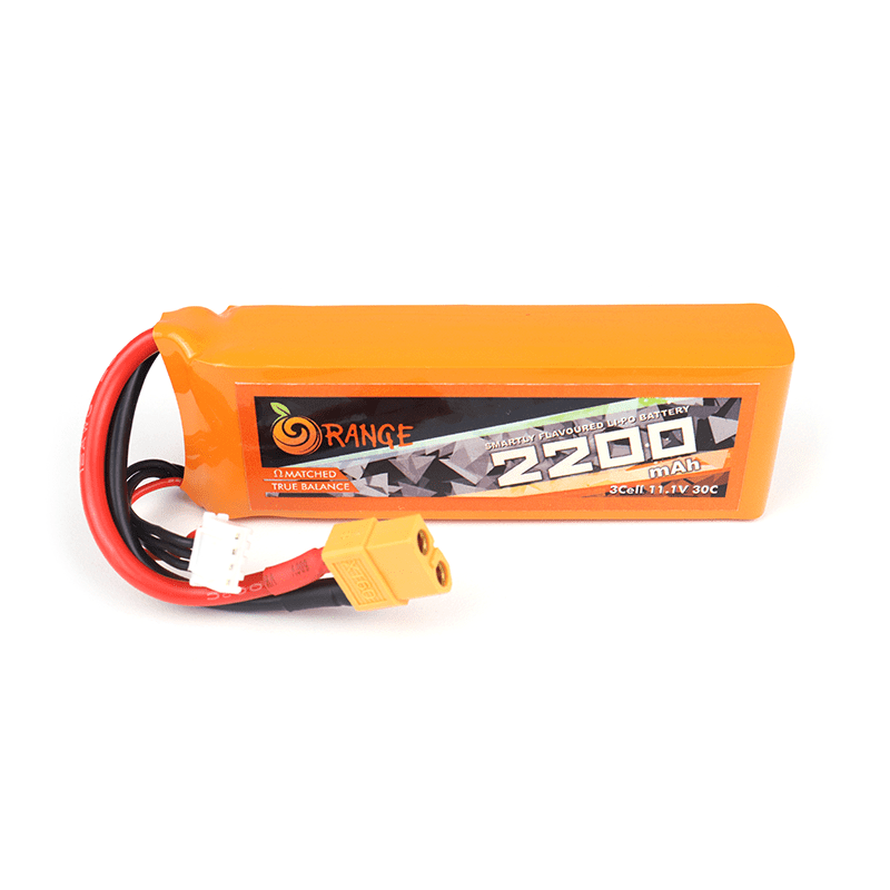 11.1V 2200mAh Orange Lithium polymer battery