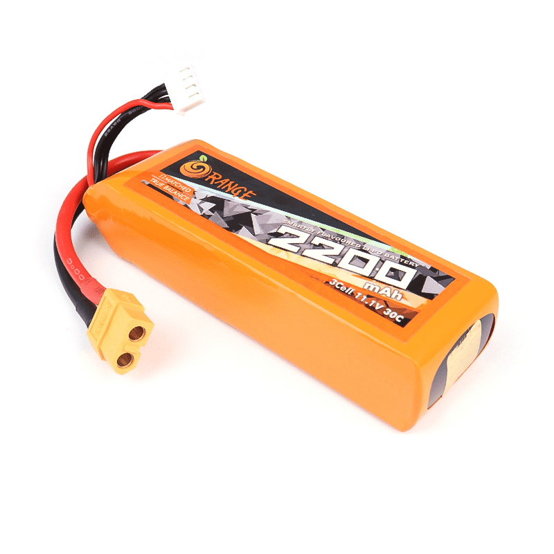 11.1V 2200mAh Orange Lithium polymer battery