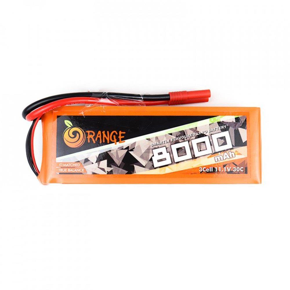 11.1 V 8000mAh Orange Lithium Polymer Battery