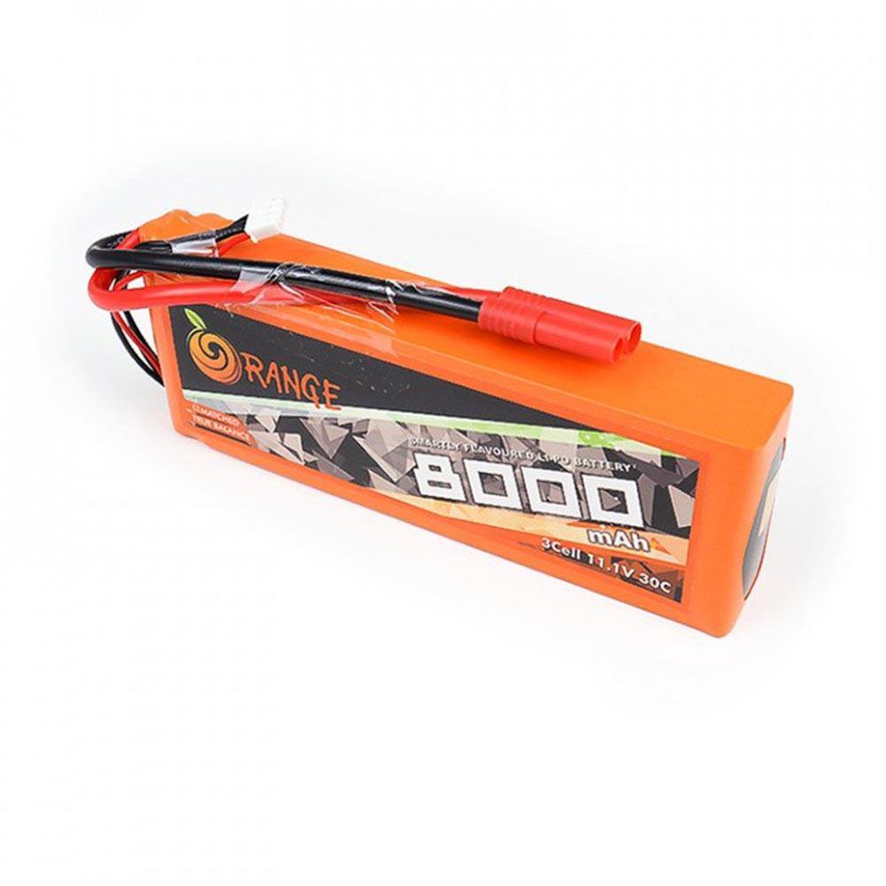 11.1 V 8000mAh Orange Lithium Polymer Battery