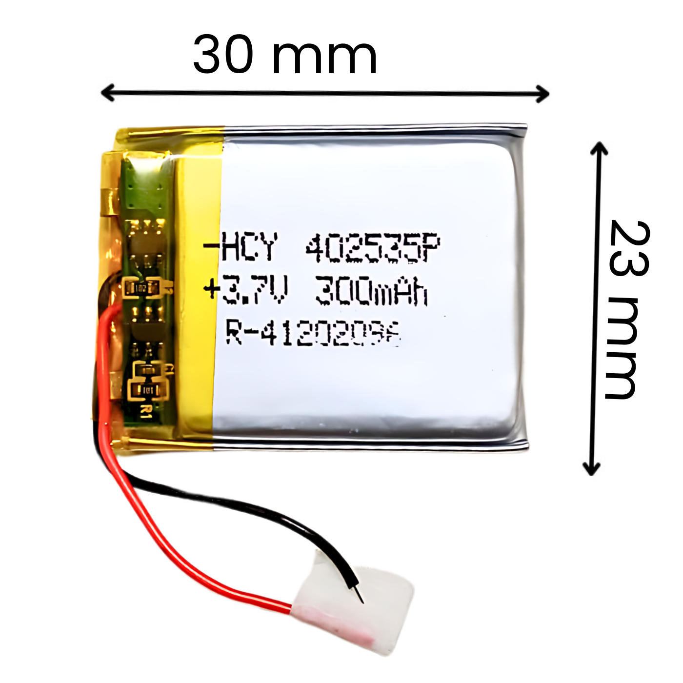 Witty Fox 300mAh Rechargeable 3.7V LiPo Battery