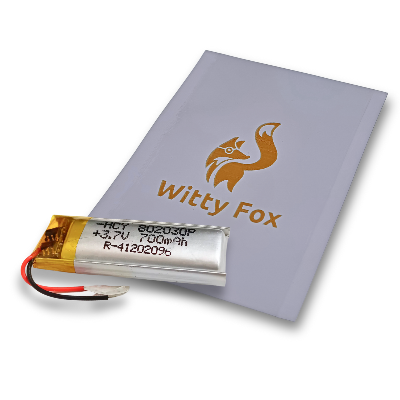 Witty Fox 700mAh Rechargeable 3.7v Lithium Polymer Battery