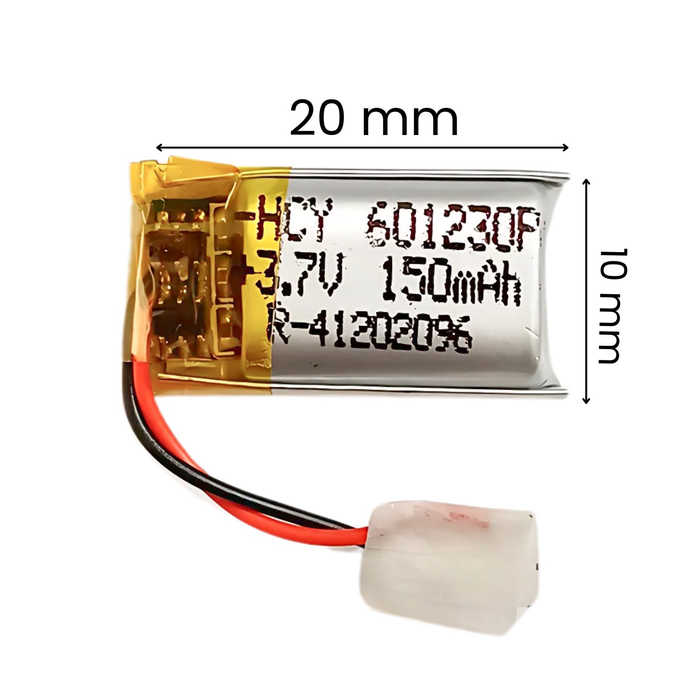 Witty Fox 150mAh Rechargeable 3.7V Lithium Polymer Battery