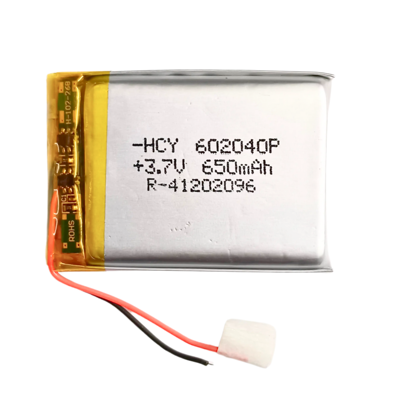 Witty Fox 650mAh Rechargeable 3.7v LiPo Battery