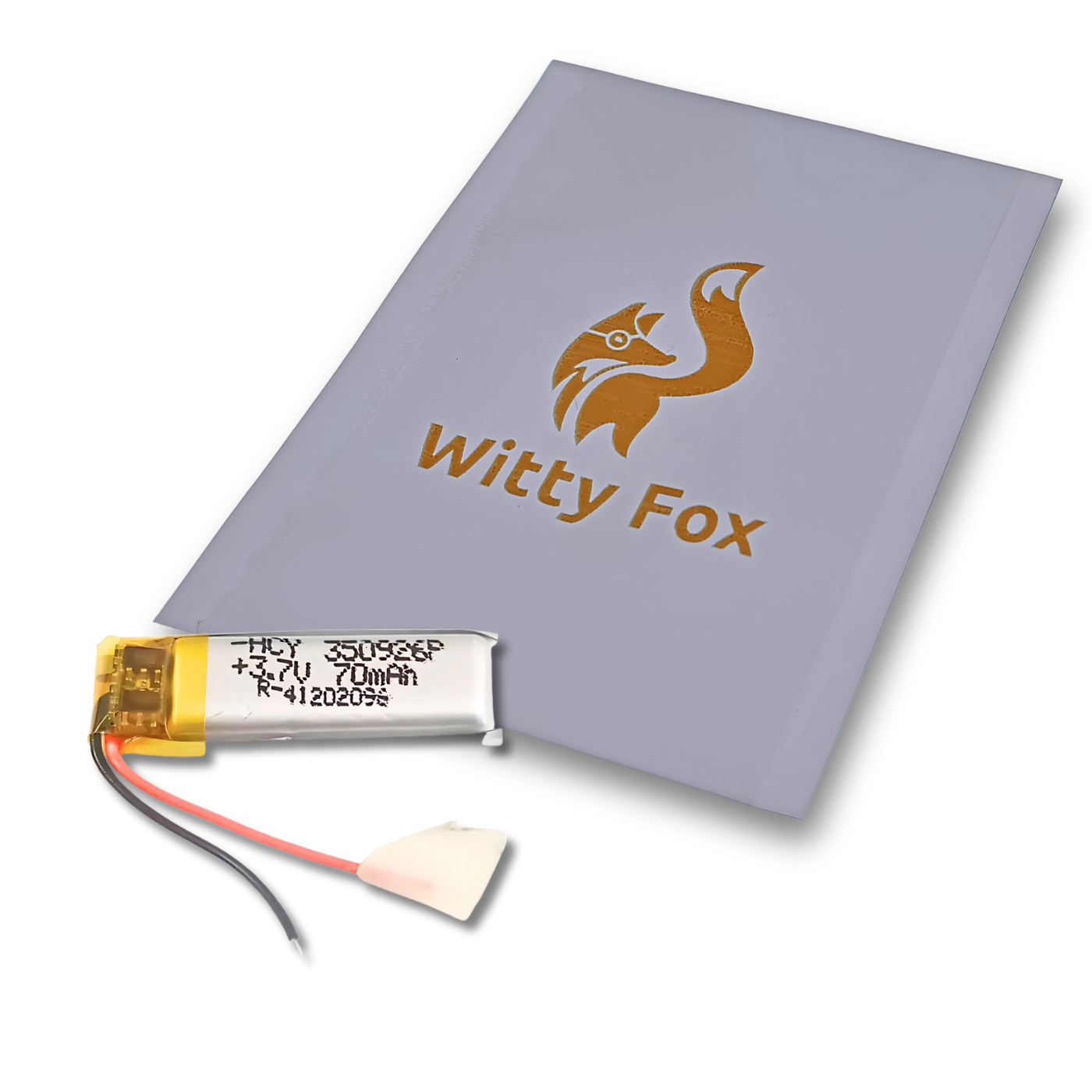 Witty Fox 70mAh Rechargeable 3.7V Lithium Polymer Battery