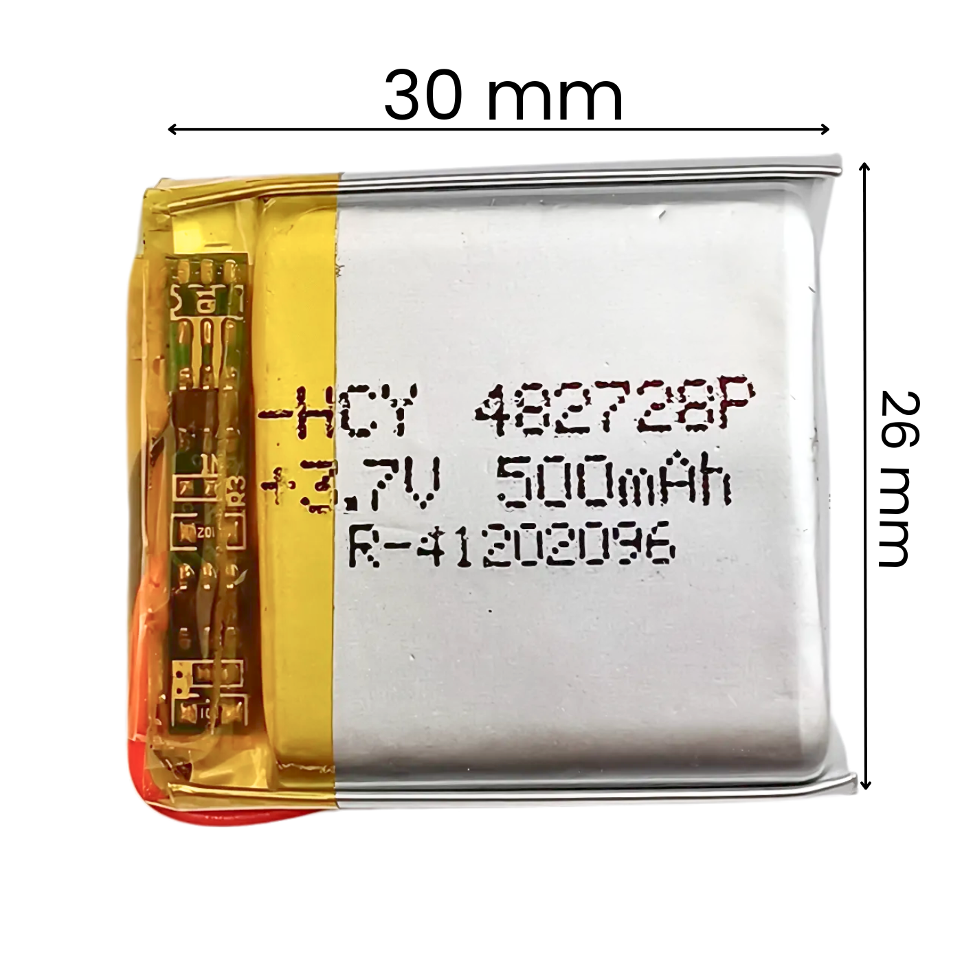 Witty Fox 500mAh 3.7V rechargeable lithium polymer Battery