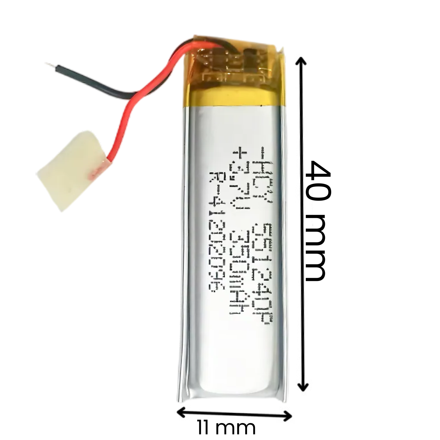Witty Fox 350mah Rechargeable 3.7v LiPo Battery