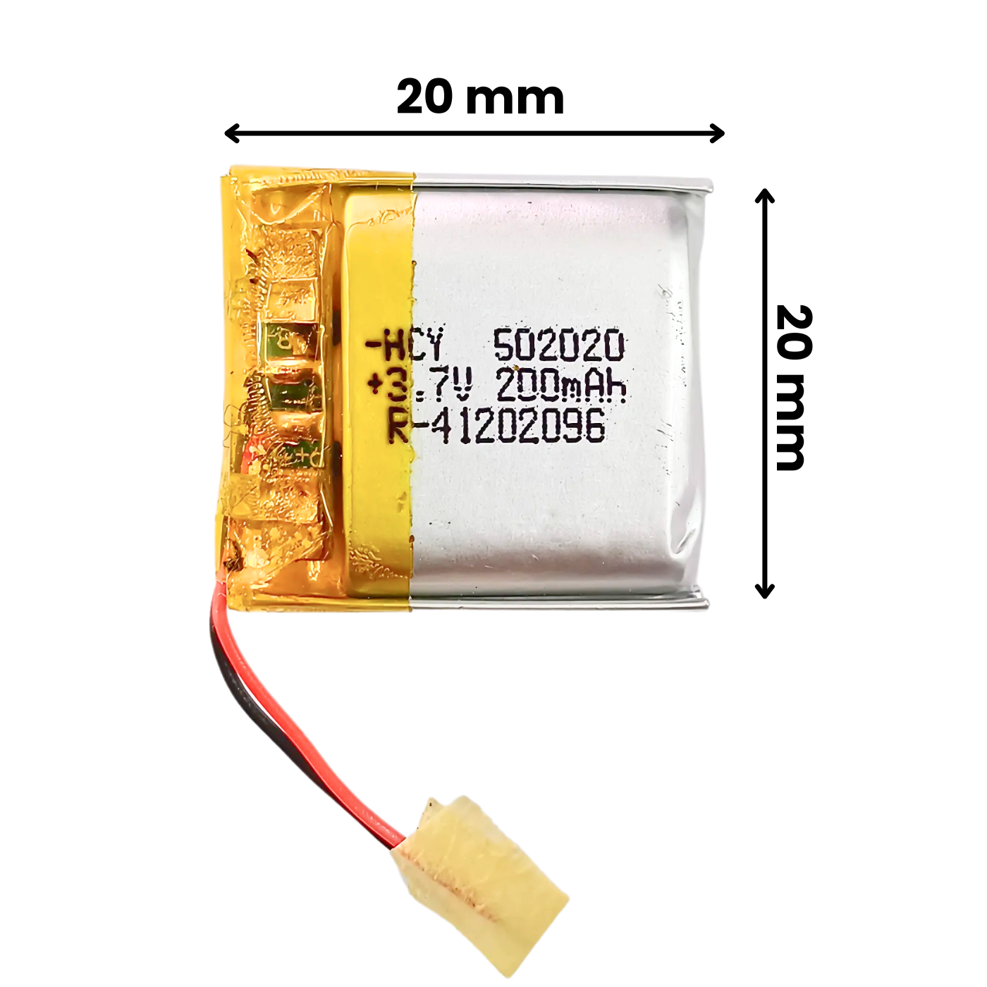 Witty Fox 200mAh Rechargeable 3.7V LiPo Battery