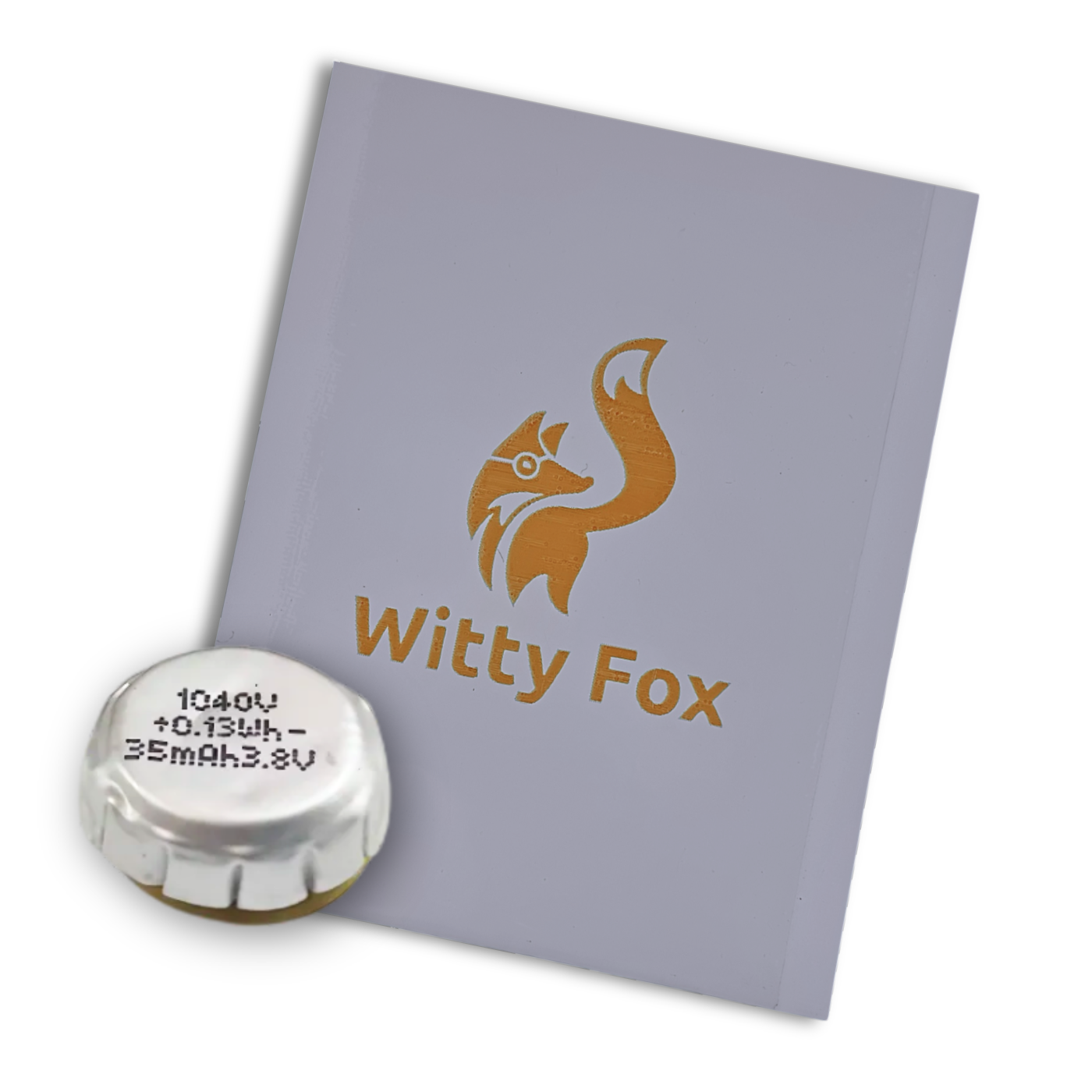 Witty Fox 35mAh Rechargeable 3.7V LiPo Battery