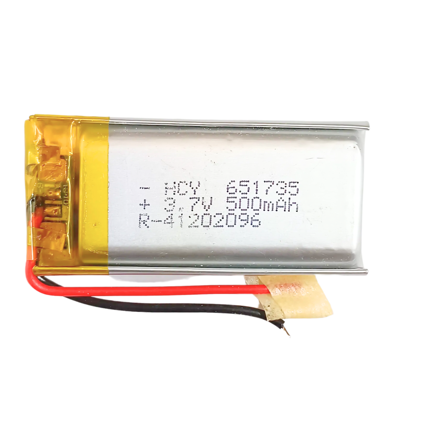 Witty Fox 500mah Rechargeable 3.7v Lithium Polymer Battery