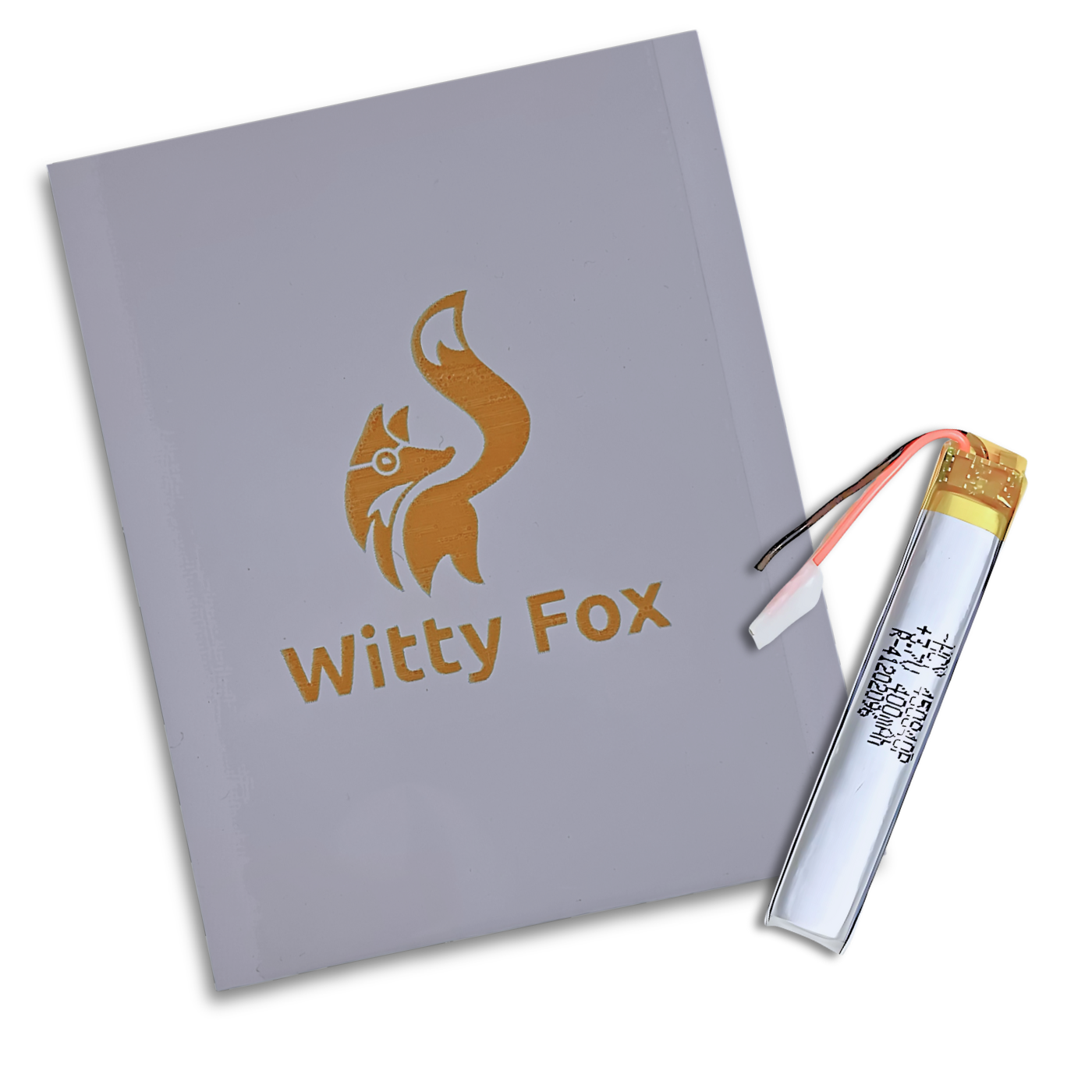 Witty Fox 400mAh Rechargeable 3.7v Lithium Polymer Battery