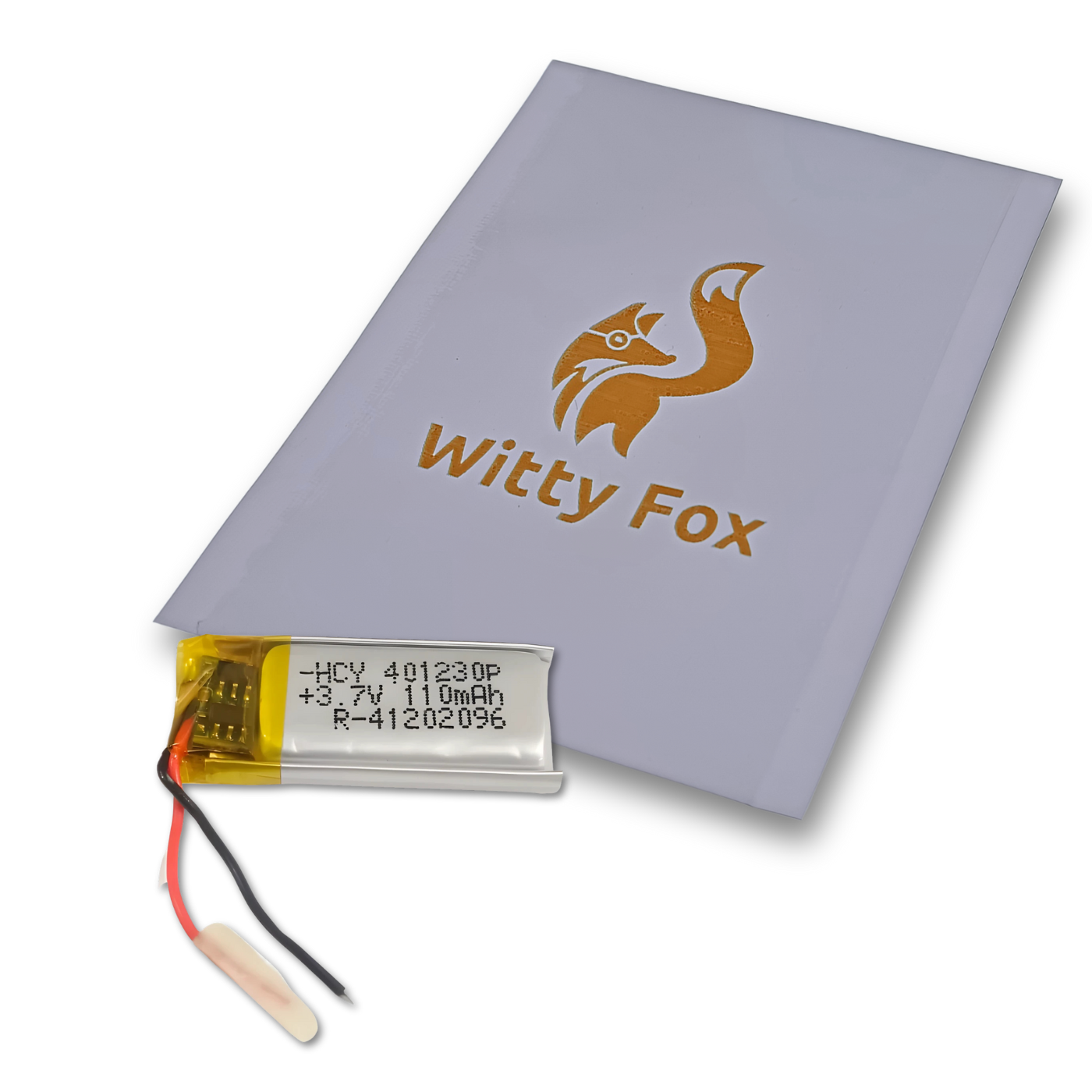 Witty Fox 110mAh Rechargeable 3.7V LiPo Battery