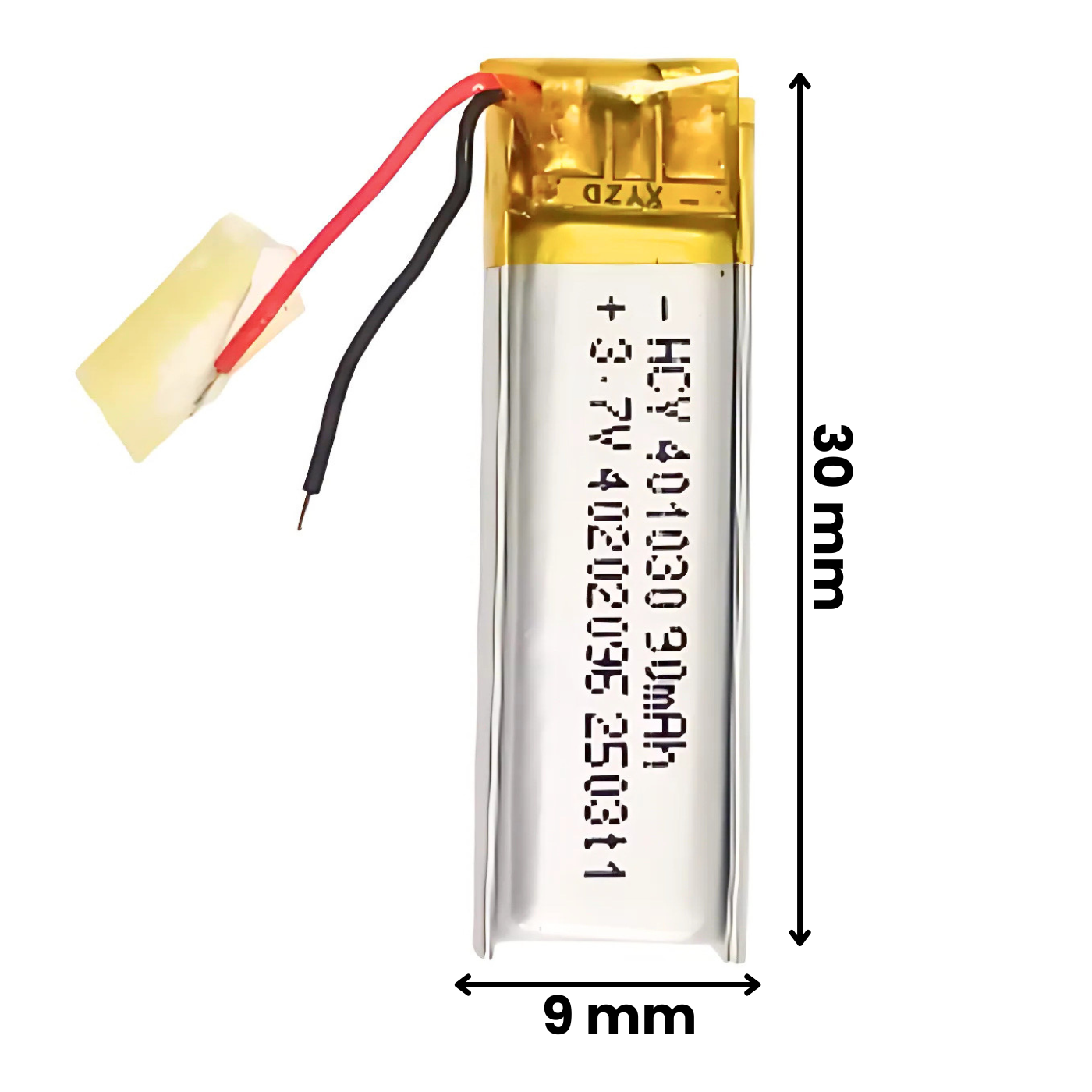 Witty Fox 90 mAh Rechargeable 3.7 V LiPo Battery