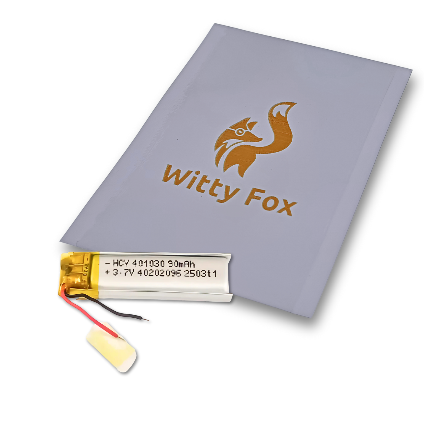 Witty Fox 90 mAh Rechargeable 3.7 V LiPo Battery
