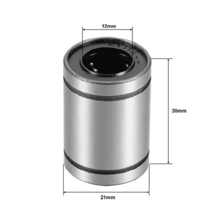 LM12UU 12mm Linear Motion Bearing for 3D Printer - Buy Online in India