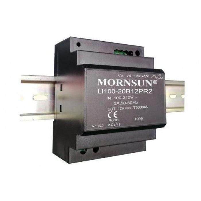 Mornsun LI100-20B12PR2 100W AC/DC DIN-Rail Power Supply - Buy Online